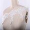 1 Yard 5" Ivory Beaded Bridal Veil Lace Trim with Dangling Leaf Motif for Wedding Veils